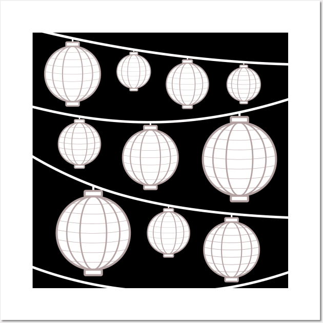 Lanterns | White Wall Art by Wintre2